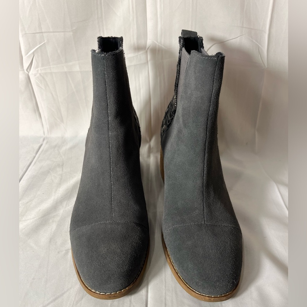 Toms Esme Forged Iron Grey & Jacquard Boots | 10 - Picture 4 of 14